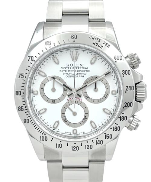 ROLEX（ロレックス）ROLEX (ロレックス) Cosmograph Daytona コスモグラフ デイトナ Ref.116520 40mm 白文字盤 白文字盤 サイズ:40mm/19cmの古着・服飾アイテム