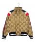 GUCCI（グッチ）の古着「GGジャガード キャンバス ハイネック ジップ ブルゾン」｜ベージュ