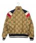 GUCCI (グッチ) GGジャガード キャンバス ハイネック ジップ ブルゾン ベージュ サイズ:50：160000円