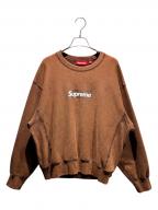 SUPREMEシュプリーム）の古着「Box Logo Crewneck Sweatshirt」｜ブラウン