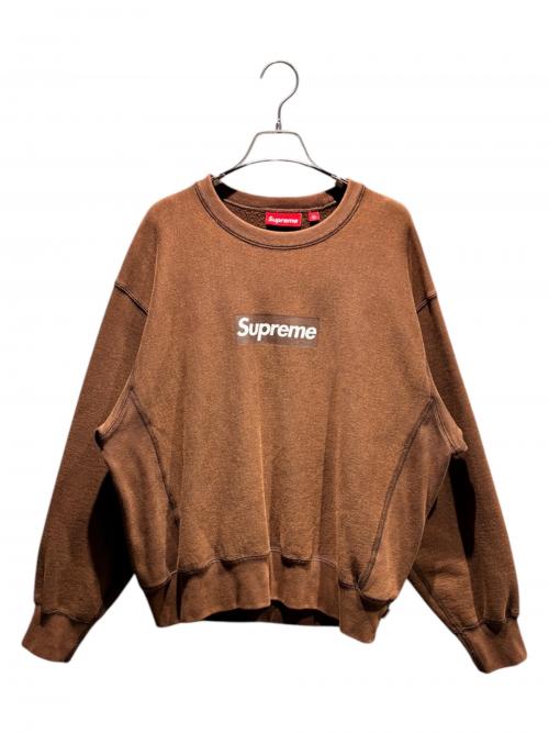 SUPREME（シュプリーム）SUPREME (シュプリーム) Box Logo Crewneck Sweatshirt ブラウン サイズ:Sの古着・服飾アイテム