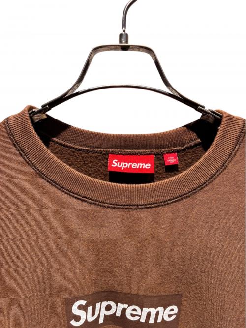 SUPREME（シュプリーム）SUPREME (シュプリーム) Box Logo Crewneck Sweatshirt ブラウン サイズ:Sの古着・服飾アイテム