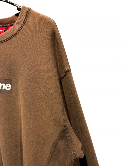 SUPREME（シュプリーム）SUPREME (シュプリーム) Box Logo Crewneck Sweatshirt ブラウン サイズ:Sの古着・服飾アイテム