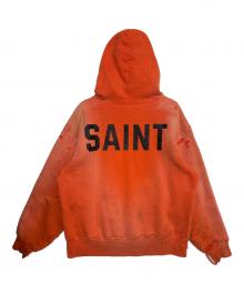 SAINT MICHAEL×BerBerJin（セントマイケル×ベンベルジン）の古着「BB DBL FACE HOODIE」｜オレンジ