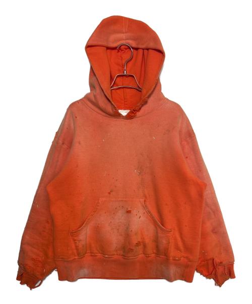 SAINT MICHAEL（セントマイケル）SAINT MICHAEL (セントマイケル) BerBerjin (ベンベルジン) BB DBL FACE HOODIE オレンジ サイズ:Mの古着・服飾アイテム