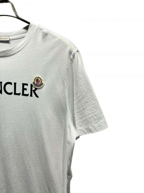 MONCLER（モンクレール）MONCLER (モンクレール) ロゴTシャツ/J10918C00057 ホワイト サイズ:Mの古着・服飾アイテム
