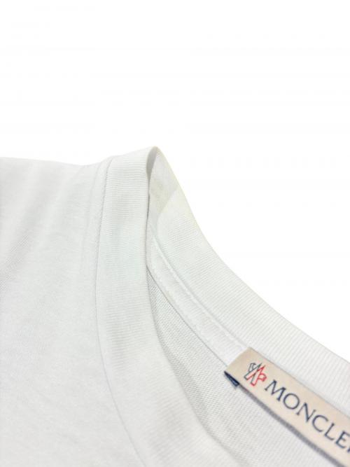 MONCLER（モンクレール）MONCLER (モンクレール) ロゴTシャツ/J10918C00057 ホワイト サイズ:Mの古着・服飾アイテム