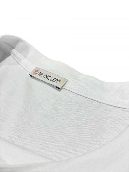 MONCLER（モンクレール）MONCLER (モンクレール) ロゴTシャツ/J10918C00057 ホワイト サイズ:Mの古着・服飾アイテム