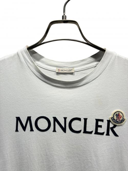 MONCLER（モンクレール）MONCLER (モンクレール) ロゴTシャツ/J10918C00057 ホワイト サイズ:Sの古着・服飾アイテム