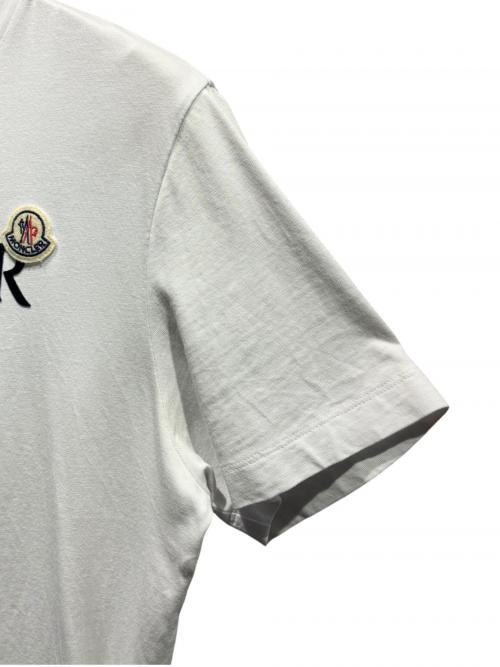 MONCLER（モンクレール）MONCLER (モンクレール) ロゴTシャツ/J10918C00057 ホワイト サイズ:Sの古着・服飾アイテム