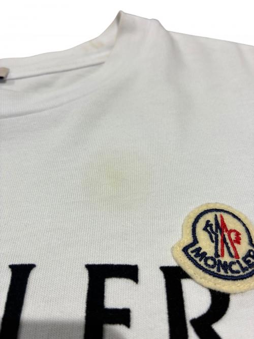 MONCLER（モンクレール）MONCLER (モンクレール) ロゴTシャツ/J10918C00057 ホワイト サイズ:Sの古着・服飾アイテム
