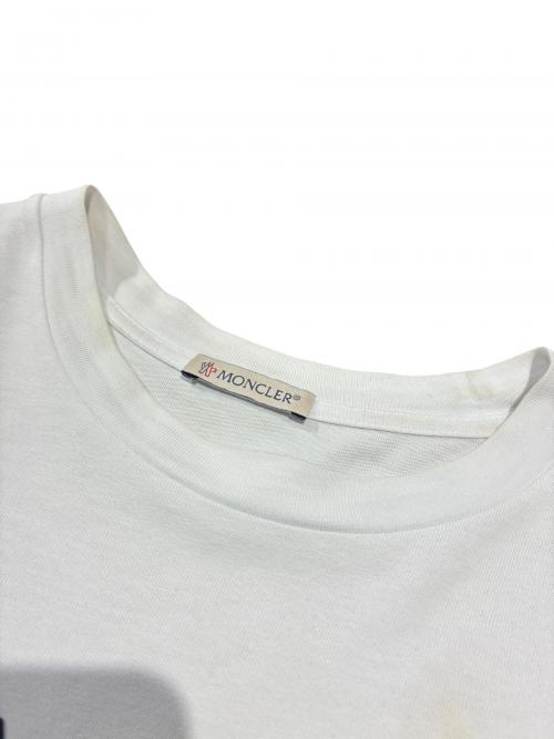 MONCLER（モンクレール）MONCLER (モンクレール) ロゴTシャツ/J10918C00057 ホワイト サイズ:Sの古着・服飾アイテム