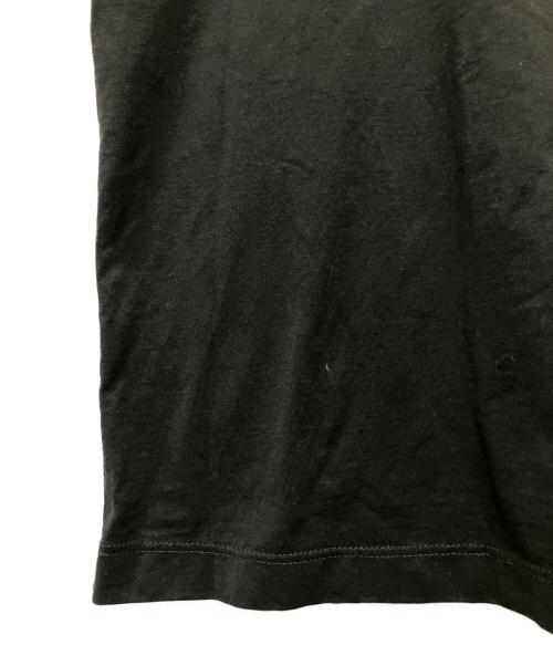 Maison Margiela（メゾンマルジェラ）Maison Margiela (メゾンマルジェラ) ディストーテッド ロゴ TシャツリバースロゴTシャツ ブラック サイズ:50の古着・服飾アイテム