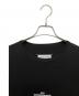 Maison Margiela (メゾンマルジェラ) ディストーテッド ロゴ TシャツリバースロゴTシャツ ブラック サイズ:50：30000円