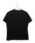 中古・古着 Maison Margiela (メゾンマルジェラ) ディストーテッド ロゴ TシャツリバースロゴTシャツ ブラック サイズ:50：30000円
