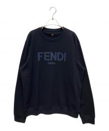 FENDI（フェンディ）の古着「ロゴスウェット」｜ネイビー
