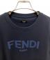中古・古着 FENDI (フェンディ) ロゴスウェット ネイビー サイズ:ＸＬ　　：40000円