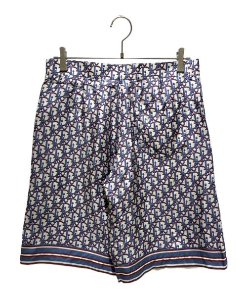 Dior（ディオール）Dior (ディオール) オブリークシルクショートパンツ/013C121A4751 ネイビー×マルチ サイズ:46の古着・服飾アイテム