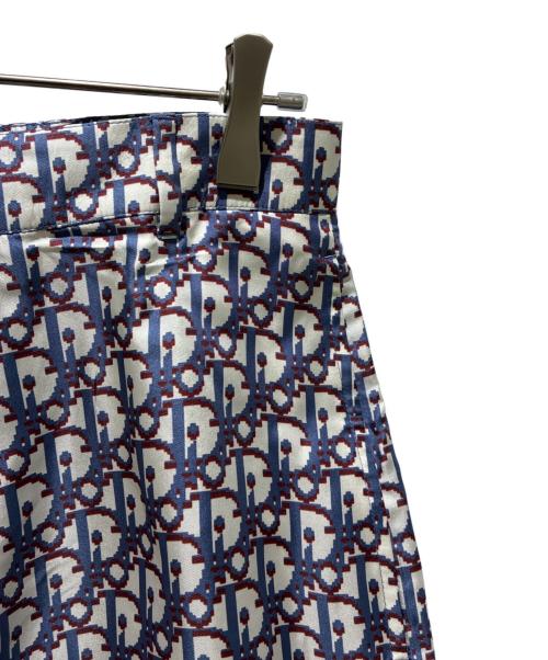 Dior（ディオール）Dior (ディオール) オブリークシルクショートパンツ/013C121A4751 ネイビー×マルチ サイズ:46の古着・服飾アイテム