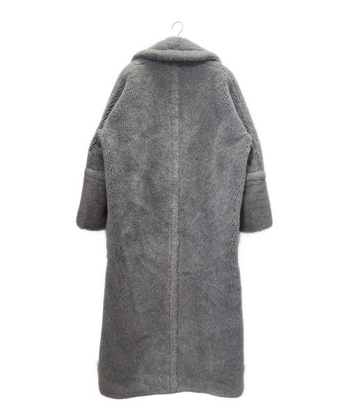 MaxMara（マックスマーラ）MaxMara (マックスマーラ) テディベアコート/アイコンコート/アルパカ混/シルク混/オーバーシルエットコート グレー サイズ:XSの古着・服飾アイテム