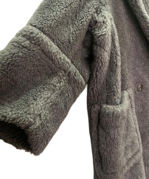 MaxMara（マックスマーラ）MaxMara (マックスマーラ) テディベアコート/アイコンコート/アルパカ混/シルク混/オーバーシルエットコート グレー サイズ:XSの古着・服飾アイテム
