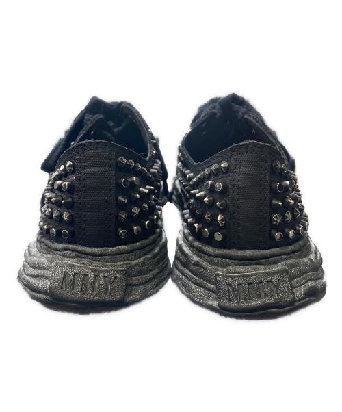 MIHARA YASUHIRO（ミハラヤスヒロ）MIHARA YASUHIRO (ミハラヤスヒロ) PETERSON 23 studded paint canvas Low-Top ブラック サイズ:40の古着・服飾アイテム