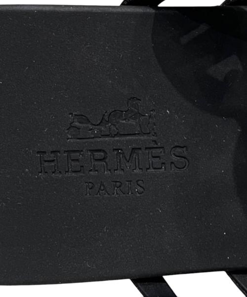HERMES（エルメス）HERMES (エルメス) Island/アイランドラバーサンダル ブラック サイズ:38の古着・服飾アイテム