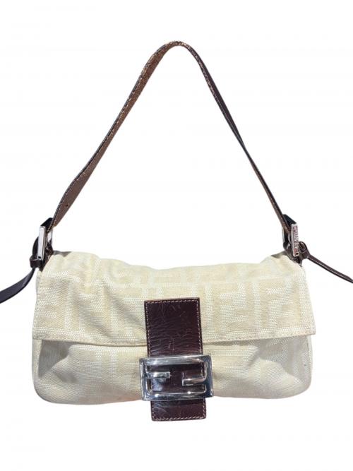 FENDI（フェンディ）FENDI (フェンディ) ズッカマンマバケットハンドバッグ ブラウン サイズ:-の古着・服飾アイテム