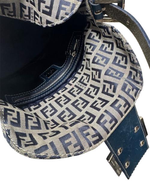 FENDI（フェンディ）FENDI (フェンディ) マンマバッケト ベージュ×ネイビー サイズ:-の古着・服飾アイテム