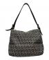 FENDI (フェンディ) ズッキーノハンドバッグ ベージュ×ネイビー：140000円