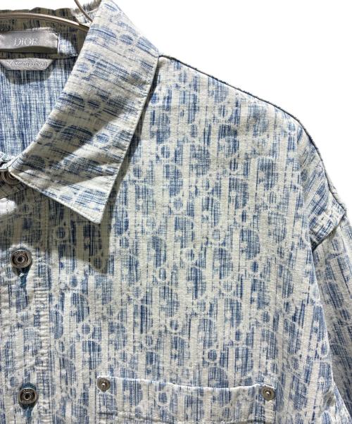 Dior（ディオール）Dior (ディオール) オブリークデニムシャツ/013D585BY989 インディゴ サイズ:41の古着・服飾アイテム