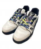 LOUIS VUITTONルイ ヴィトン）の古着「LV ライントレイナー」｜ホワイト×ブラック