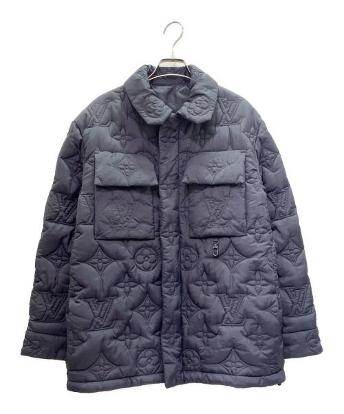 LOUIS VUITTON（ルイ ヴィトン）LOUIS VUITTON (ルイ ヴィトン) モノグラムパデッドライトブルゾン ネイビー サイズ:44の古着・服飾アイテム