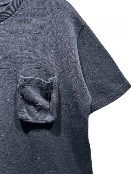 LOUIS VUITTON（ルイ ヴィトン）LOUIS VUITTON (ルイ ヴィトン) 3Dポケット クルーネックジャガードTシャツ/RM212Q TCL HIY49W ネイビー サイズ:Lの古着・服飾アイテム