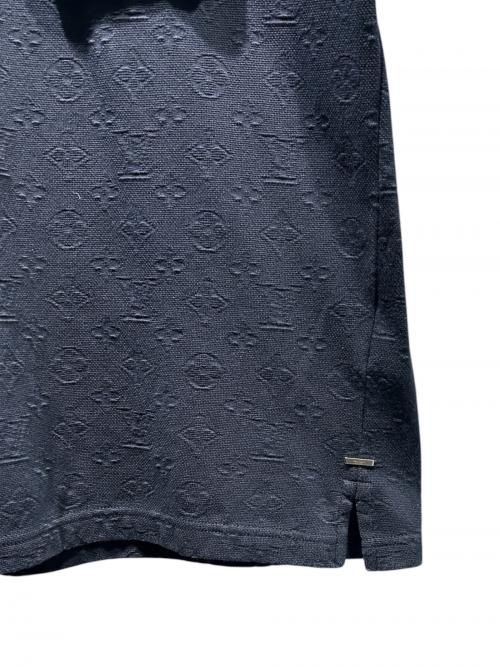 LOUIS VUITTON（ルイ ヴィトン）LOUIS VUITTON (ルイ ヴィトン) 3Dポケット クルーネックジャガードTシャツ/RM212Q TCL HIY49W ネイビー サイズ:Lの古着・服飾アイテム