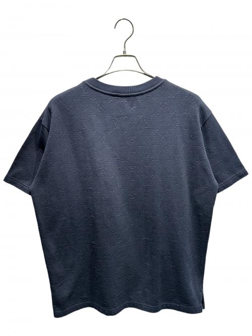 LOUIS VUITTON（ルイ ヴィトン）LOUIS VUITTON (ルイ ヴィトン) 3Dポケット クルーネックジャガードTシャツ/RM212Q TCL HIY49W ネイビー サイズ:Lの古着・服飾アイテム