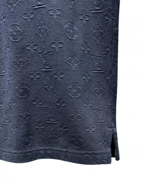 LOUIS VUITTON（ルイ ヴィトン）LOUIS VUITTON (ルイ ヴィトン) 3Dポケット クルーネックジャガードTシャツ/RM212Q TCL HIY49W ネイビー サイズ:Lの古着・服飾アイテム