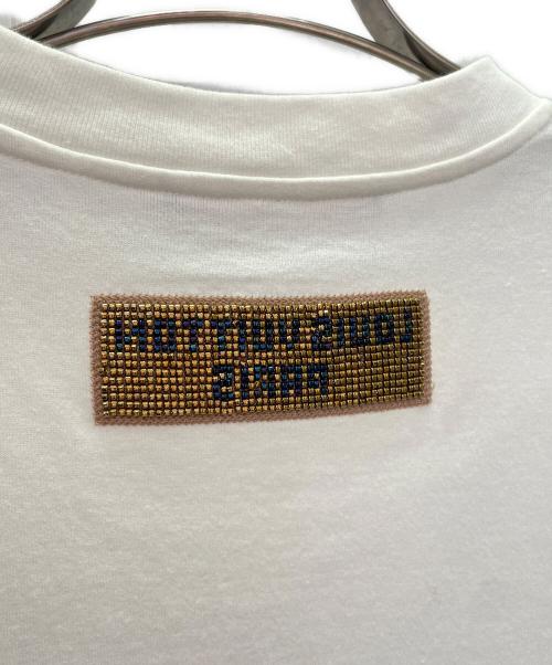 LOUIS VUITTON（ルイ ヴィトン）LOUIS VUITTON (ルイ ヴィトン) エンブロイダード ビーズ カットソー ホワイト サイズ:XSの古着・服飾アイテム