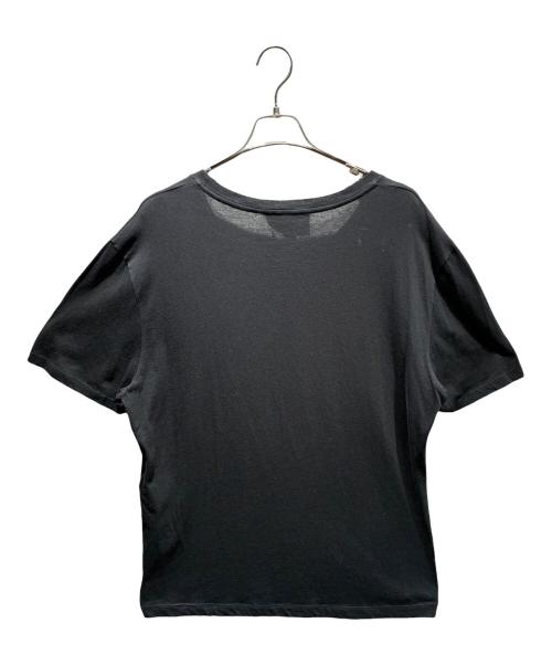 GUCCI（グッチ）GUCCI (グッチ) ヴィンテージ加工ロゴTシャツ ブラック サイズ:Lの古着・服飾アイテム