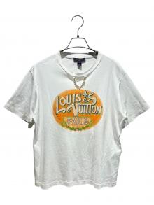 LOUIS VUITTON（ルイ ヴィトン）の古着「パリ トラベルスタンプTシャツ」｜ホワイト