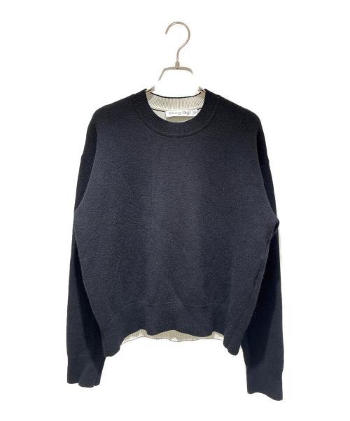 Christian Dior（クリスチャン ディオール）Christian Dior (クリスチャン ディオール) J'ADIOR 8 Knit/J'ADIOR 8 ニット/924S55AM009 ブラック サイズ:36の古着・服飾アイテム
