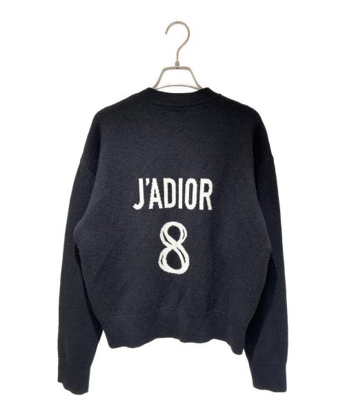 Christian Dior（クリスチャン ディオール）Christian Dior (クリスチャン ディオール) J'ADIOR 8 Knit/J'ADIOR 8 ニット/924S55AM009 ブラック サイズ:36の古着・服飾アイテム