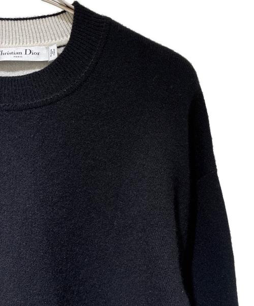 Christian Dior（クリスチャン ディオール）Christian Dior (クリスチャン ディオール) J'ADIOR 8 Knit/J'ADIOR 8 ニット/924S55AM009 ブラック サイズ:36の古着・服飾アイテム