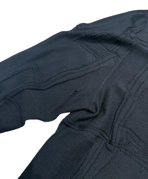 HERMES（エルメス）HERMES (エルメス) デザインニット/ジュ ドゥ ポワン アルネ ブラック サイズ:Mの古着・服飾アイテム