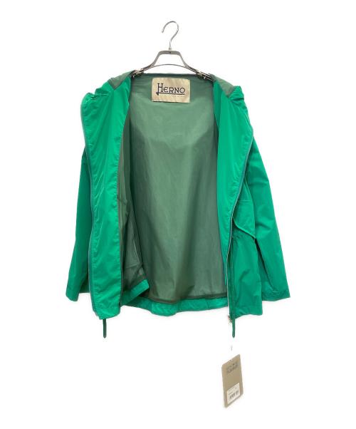 HERNO（ヘルノ）HERNO (ヘルノ) Nylon Hooded Jacket ナイロンフーデットジャケット/GC000405D グリーン サイズ:40の古着・服飾アイテム
