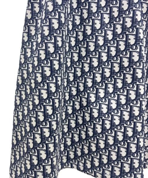 Christian Dior（クリスチャン ディオール）Christian Dior (クリスチャン ディオール) Oblique All-Over Print Sleeveless Dress/オブリーク総柄ノースリーブワンピース/143R04A4040 ネイビー サイズ:38の古着・服飾アイテム