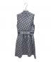 Christian Dior (クリスチャン ディオール) Oblique All-Over Print Sleeveless Dress/オブリーク総柄ノースリーブワンピース/143R04A4040 ネイビー サイズ:38：250000円