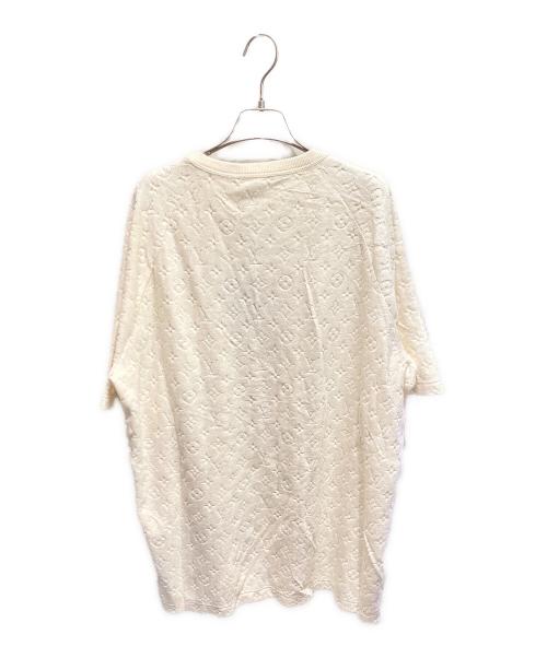 LOUIS VUITTON（ルイ ヴィトン）LOUIS VUITTON (ルイ ヴィトン) モノグラム パイル 半袖Tシャツ アイボリー サイズ:4Lの古着・服飾アイテム