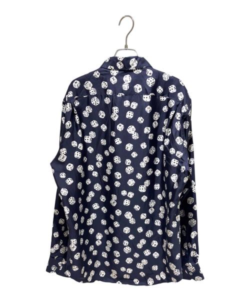 LOUIS VUITTON（ルイ ヴィトン）LOUIS VUITTON (ルイ ヴィトン) All-Over Dice Print Shirt/総柄ダイスシャツ/HFS08W ネイビー サイズ:XLの古着・服飾アイテム