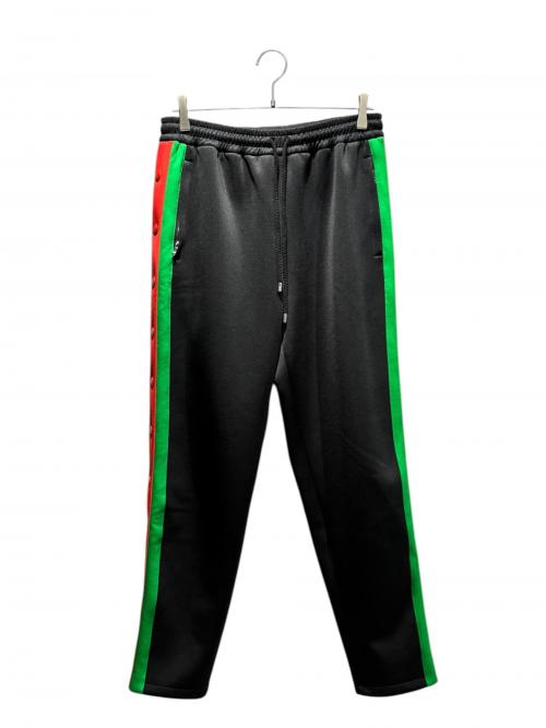 GUCCI（グッチ）GUCCI (グッチ) サイドライントラックパンツ ブラック サイズ:Sの古着・服飾アイテム
